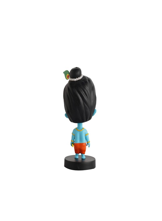 عمار شيترا كاثا تمثال كريشنا ذو الرأس المتأرجح من أمار تشيترا كاثا، رمز أيقوني لتراث الهند، ديكور متعدد الاستخدامات للمنزل أو المكتب أو السيارة - Image 3